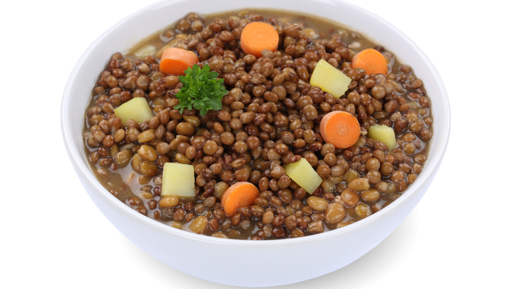 sopa de lentejas con verduras